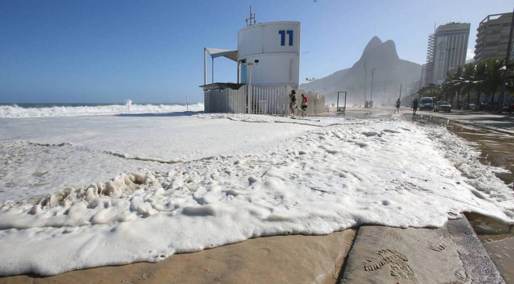 O oceano está mais quente