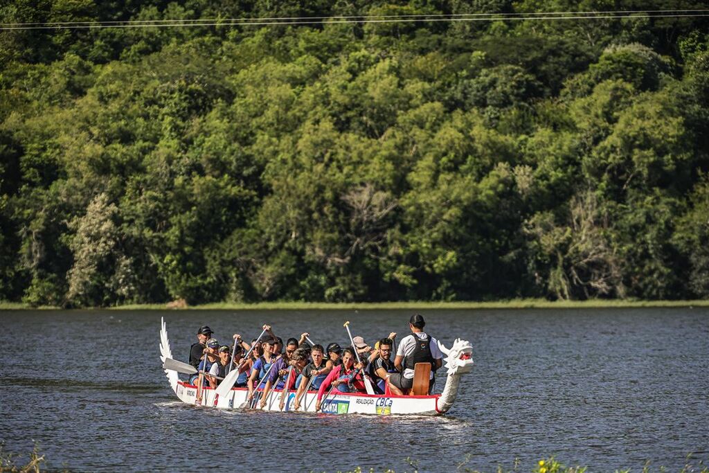 Dragon Boat faz sucesso em Santa Maria